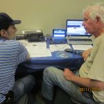 Glen K6GOT, explaining SDR radios.