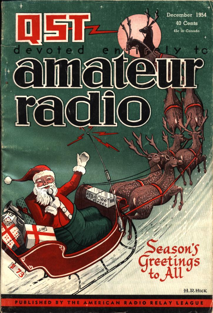 Cover QST Dec 1954